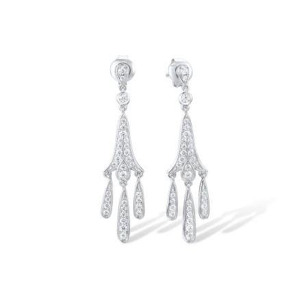 Sterling Silver Earrings White Cubic Zirconia (E317060WCZSL925)