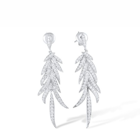 Sterling Silver Earrings White Cubic Zirconia (E317148WCZSL925)