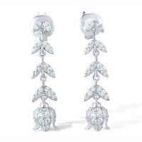 Sterling Silver Earrings White Cubic Zirconia (E317256WCZSL925)
