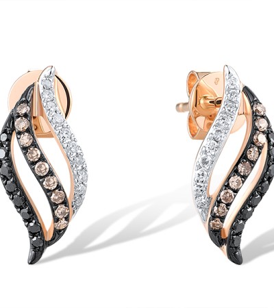 14KRWB Earrings  (E317368BBWD14KRWB)