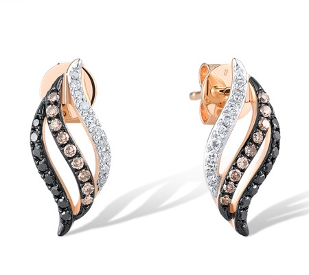 14KRWB Earrings  (E317368BBWD14KRWB)