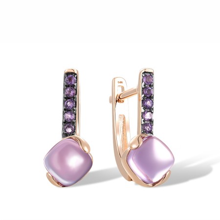 14KRB Earrings Amethyst (E317512AME14KRB)