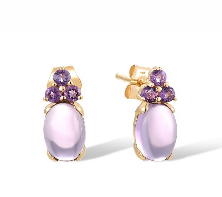 14KY Earrings Amethyst (E317520AME14KY)