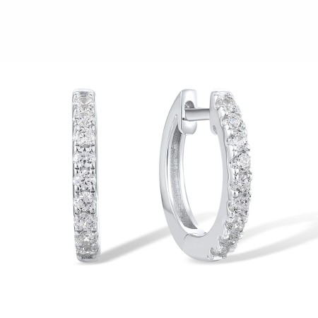 Sterling Silver Earrings White Cubic Zirconia (E317538WCZSL925)