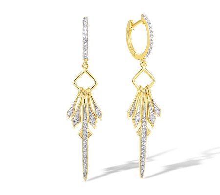 14KYW Earrings Diamond (E317561DIA14KYW)