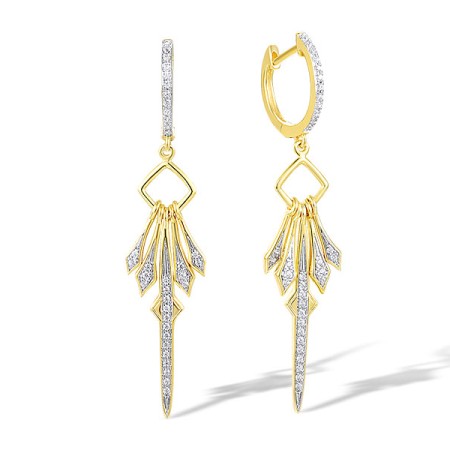 14KYW Earrings Diamond (E317561DIA14KYW)