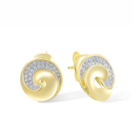 14KYW Earrings Diamond (E317728DIA14KYW)
