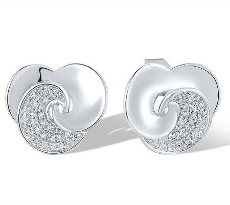 14KW Earrings Diamond (E317729DIA14KW)