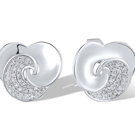 14KW Earrings Diamond (E317729DIA14KW)