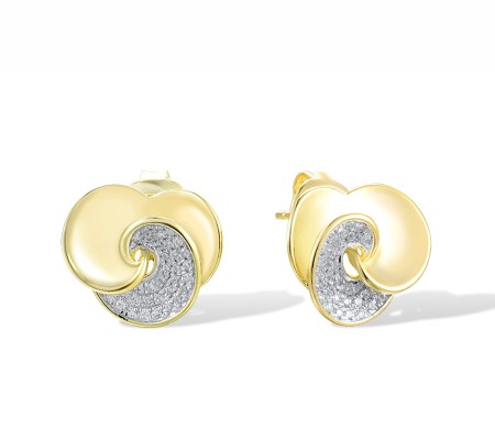 14KYW Earrings Diamond (E317729DIA14KYW)