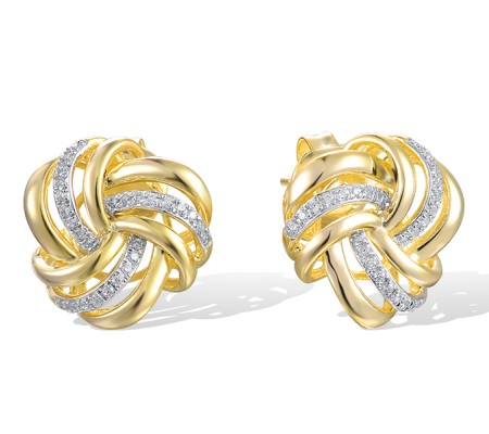 14KYW Earrings Diamond (E317742DIA14KYW)