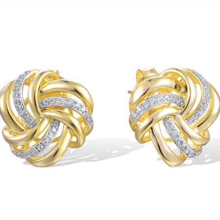14KYW Earrings Diamond (E317742DIA14KYW)