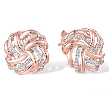 14KRW Earrings Diamond (E317743DIA14KRW)