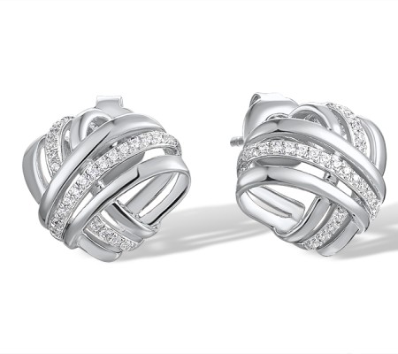 14KW Earrings Diamond (E317744DIA14KW)