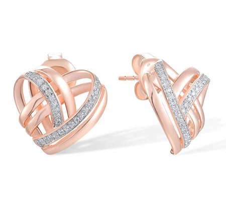 14KRW Earrings Diamond (E317745DIA14KRW)
