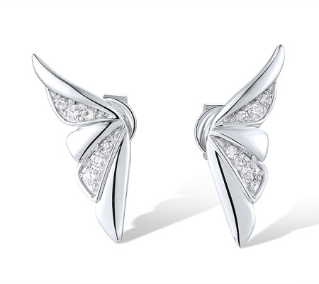 14KW Earrings Diamond (E317826DIA14KW)