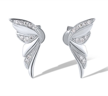 14KW Earrings Diamond (E317827DIA14KW)