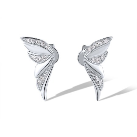 14KW Earrings Diamond (E317827DIA14KW)