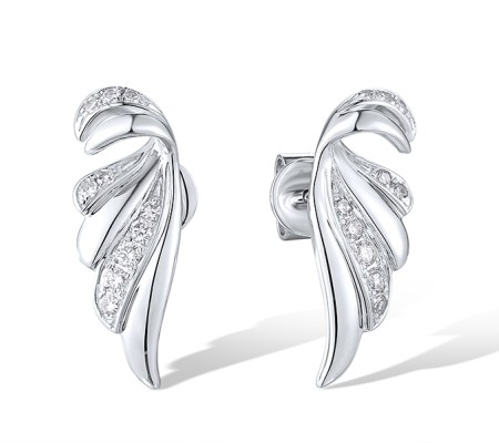 14KW Earrings Diamond (E317828DIA14KW)
