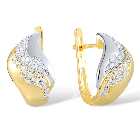 14KYW Earrings Diamond (E317880DIA14KYW)