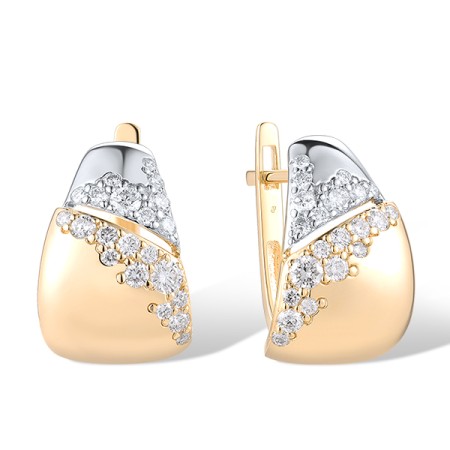 14KYW Earrings Diamond (E317881DIA14KYW)