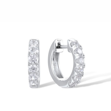 Sterling Silver Earrings White Cubic Zirconia (E318064WCZSL925)