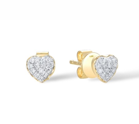 14KYW Earrings Diamond (E318071DIA14KYW)