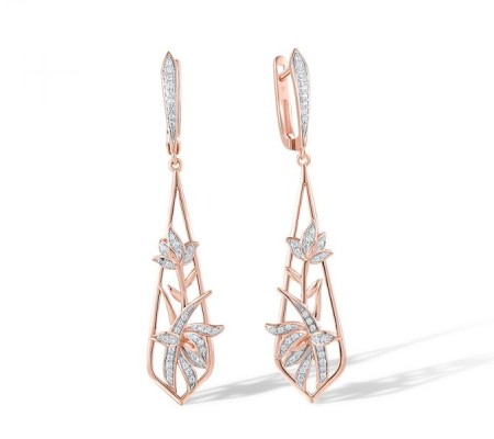 14KRW Earrings Diamond (E318143DIA14KRW)