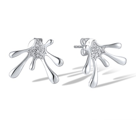 14KW Earrings Diamond (E318166DIA14KW)