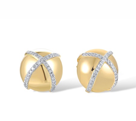 14KYW Earrings Diamond (E318241DIA14KYW)