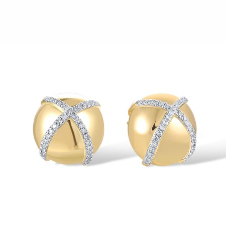 14KYW Earrings Diamond (E318241DIA14KYW)
