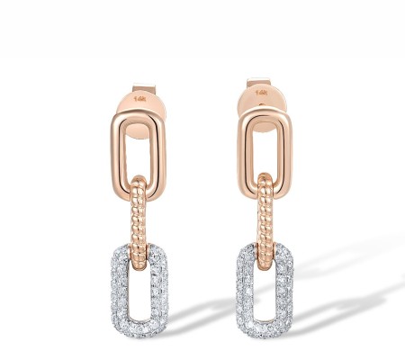 14KRW Earrings Diamond (E318364DIA14KRW)