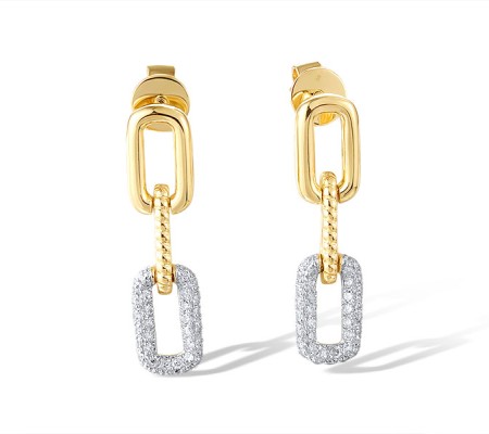 14KYW Earrings Diamond (E318364DIA14KYW)