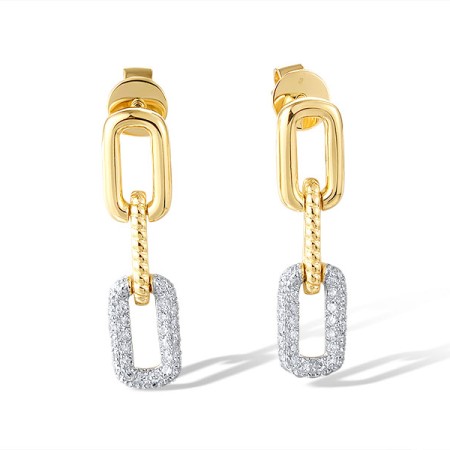 14KYW Earrings Diamond (E318364DIA14KYW)