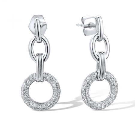 14KW Earrings Diamond (E318366DIA14KW)