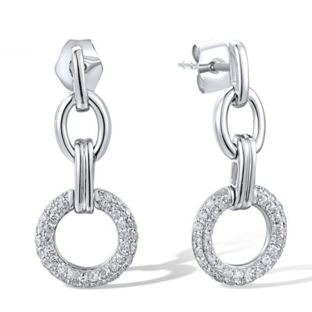14KW Earrings Diamond (E318366DIA14KW)