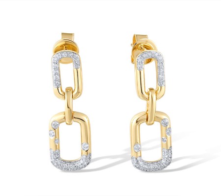 14KYW Earrings Diamond (E318367DIA14KYW)