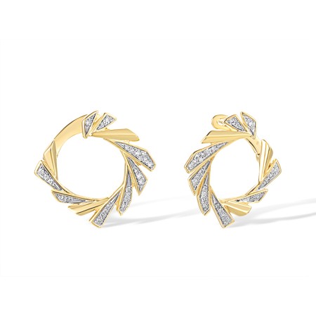 14KYW Earrings Diamond (E318371DIA14KYW)