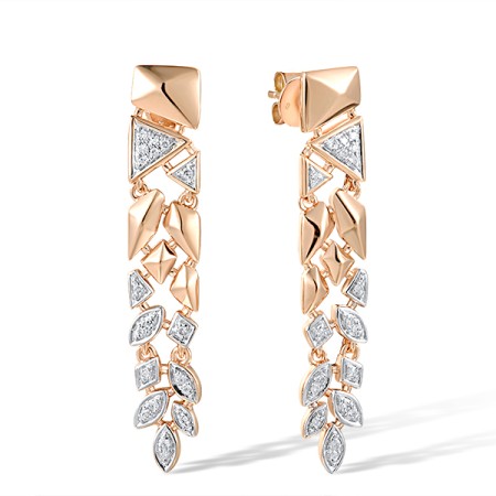 14KRW Earrings Diamond (E318382DIA14KRW)