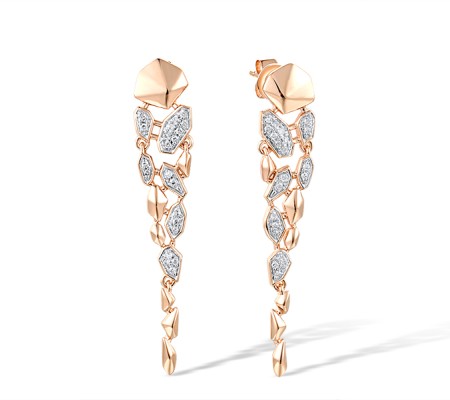 14KRW Earrings Diamond (E318384DIA14KRW)