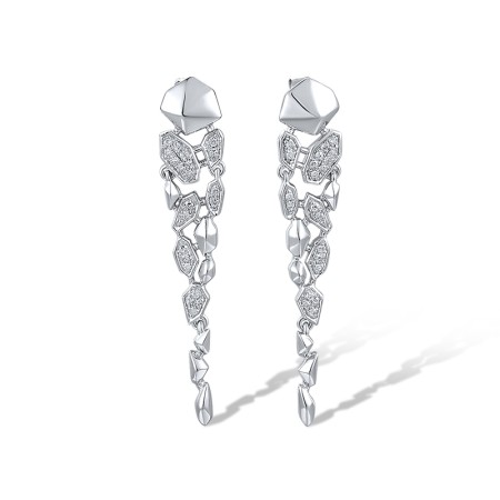 14KW Earrings Diamond (E318384DIA14KW)