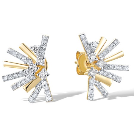 14KYW Earrings Diamond (E318385DIA14KYW)