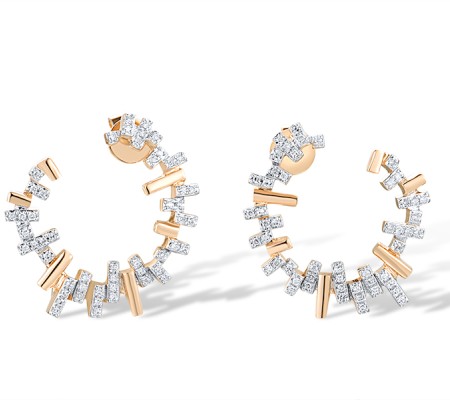 14KRW Earrings Diamond (E318386DIA14KRW)