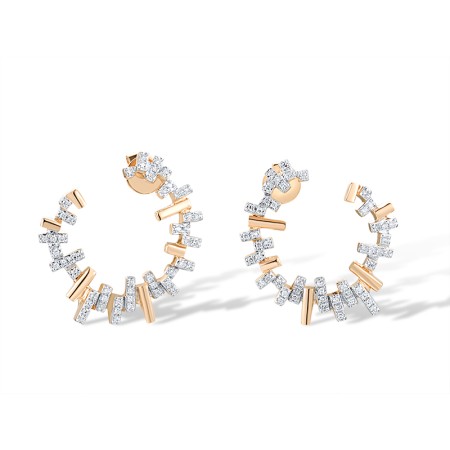 14KRW Earrings Diamond (E318386DIA14KRW)