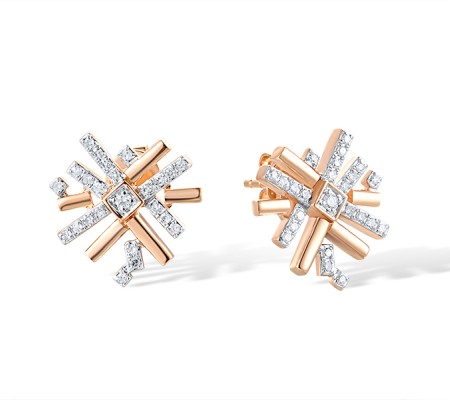 14KRW Earrings Diamond (E318403DIA14KRW)