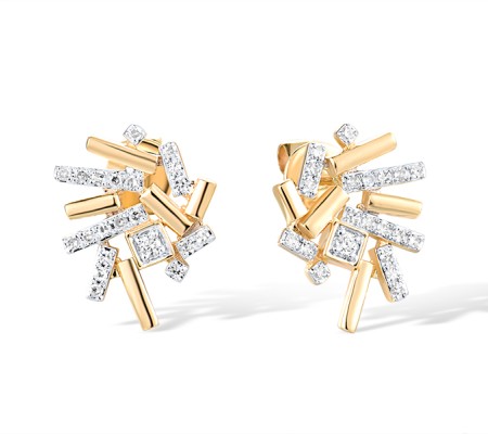 14KYW Earrings Diamond (E318404DIA14KYW)