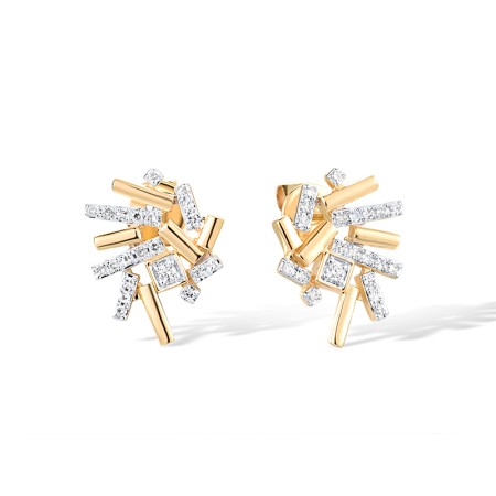 14KYW Earrings Diamond (E318404DIA14KYW)