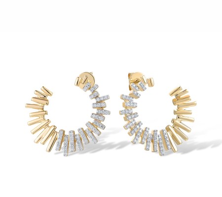 14KYW Earrings Diamond (E318405DIA14KYW)