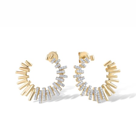 14KYW Earrings Diamond (E318405DIA14KYW)