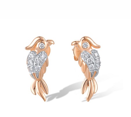 14KRW Earrings Diamond (E318408DIA14KRW)